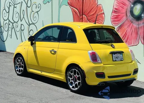 2014 Fiat 500 Sport from USA, damaged, VIN 3C3CFFBR6ET258127